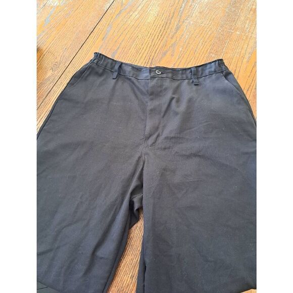 Size 18 Red Kap Black Side Elastic Waist Work Pants Casual Pants with Pockets - Picture 2 of 3